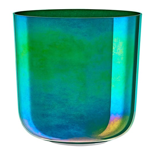 Meinl Sonic Energy 8" Essence Crystal Singing Bowl F3, Mint Blue, 440 Hz, Heart Chakra