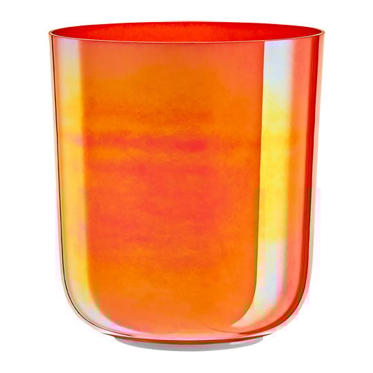 Meinl Sonic Energy 6.7" Essence Crystal Singing Bowl C4, Orange, 440 Hz, Root Chakra