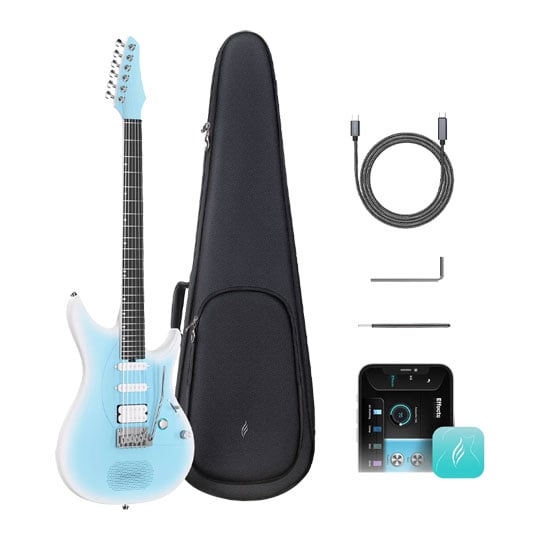 Enya Inspire Smart Electric Guitar - Light Blue