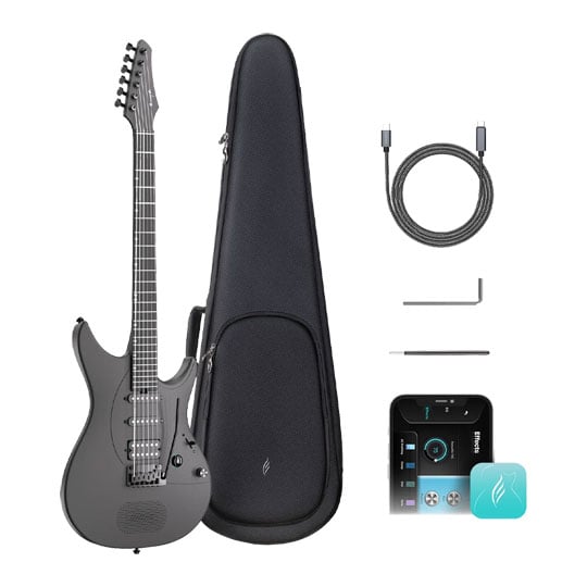 Enya Inspire Smart Electric Guitar - Black