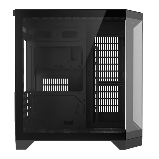 CiT DS240 Black Micro-ATX Tempered Glass PC Gaming Case