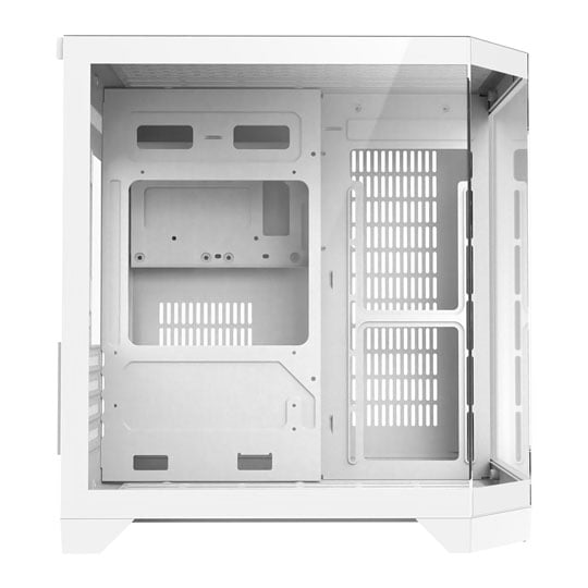 CiT DS240 White Micro-ATX Tempered Glass PC Gaming Case