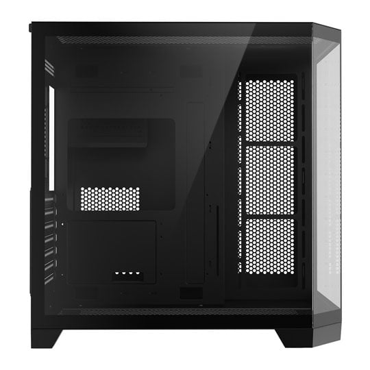 CiT DS360 Black Mid Tower Tempered Glass PC Gaming Case
