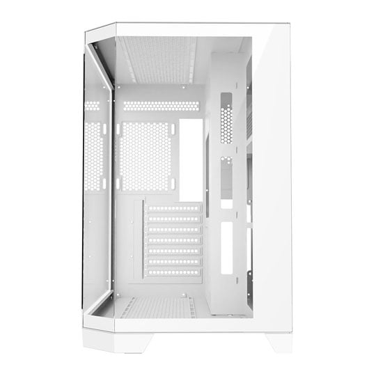 CiT DS360 White Mid Tower Tempered Glass PC Gaming Case : image 3