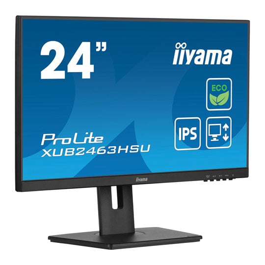 Open Box iiyama ProLite XUB2463HSU-B1 24" FHD 100Hz FreeSync Eco IPS Black Monitor