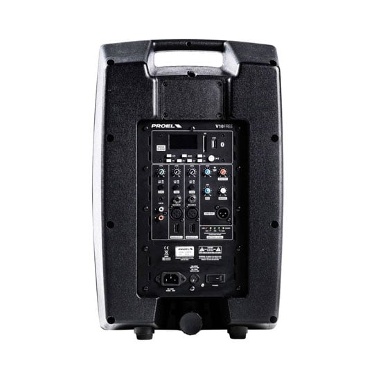 Proel V10Free Portable Sound System + Proel U24B Wireless Bodypack Microphone System