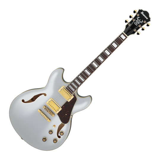 Ibanez AS73G-MSF Electric Guitar - Moonstone Silver Flat