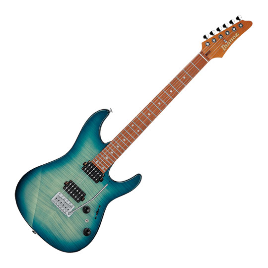 Ibanez AZ24S1F Transparent Turquiose Burst