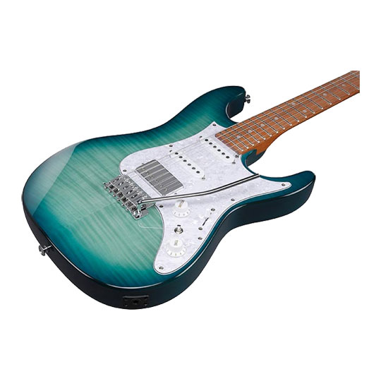 Ibanez AZ22S1F Transparent Turquiose Burst