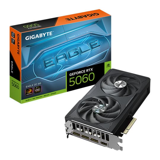 Gigabyte NVIDIA GeForce RTX 5060 EAGLE OC 8GB Blackwell Graphics Card