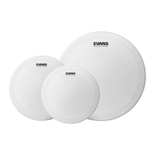 Evans HD Dry Fusion Tom Pack (10", 12", 14")