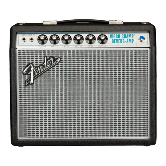 Fender '68 Custom Vibro Champ Reverb Guitar Amplifier Combo : image 3
