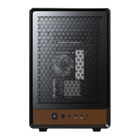 Montech Heritage Pro Black Tempered Glass/Leather MicroATX Case : image 3