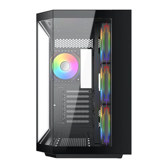 VIDA Edge Black Tempered Glass ATX PC Gaming Case : image 3