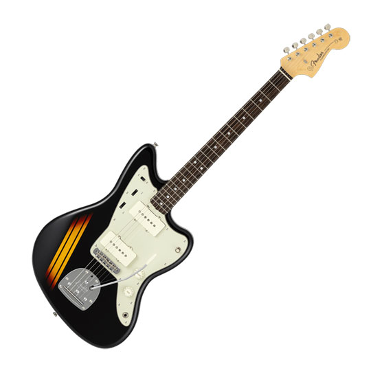 Fender MIJ Trad 2025 Collection, 60s Jazzmaster Competition Black / 3-Colour Sunburst