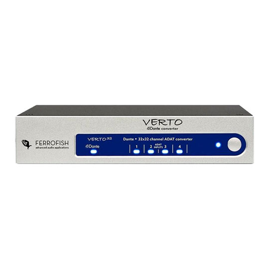 Ferrofish Verto32 32x32 Channel ADATDante Converter
