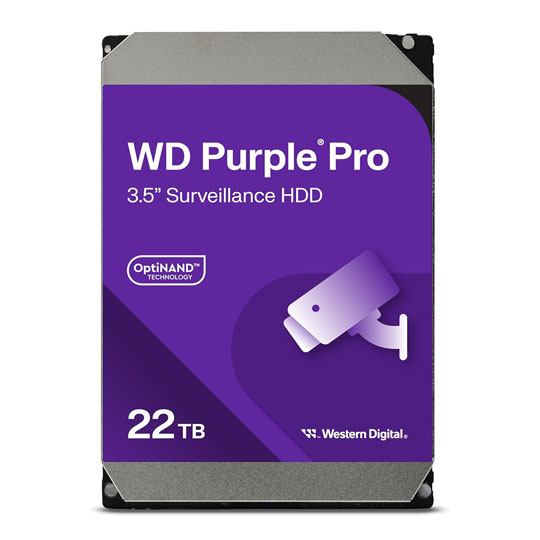 WD Purple Pro 22TB Surveillance 3.5" SATA HDD/Hard Drive