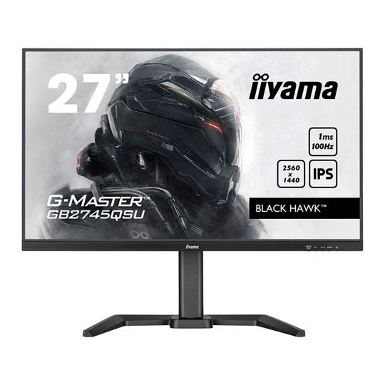 iiyama 27" G-Master GB2745QSU-B2 WQHD 100Hz Adaptive Sync IPS Gaming Monitor