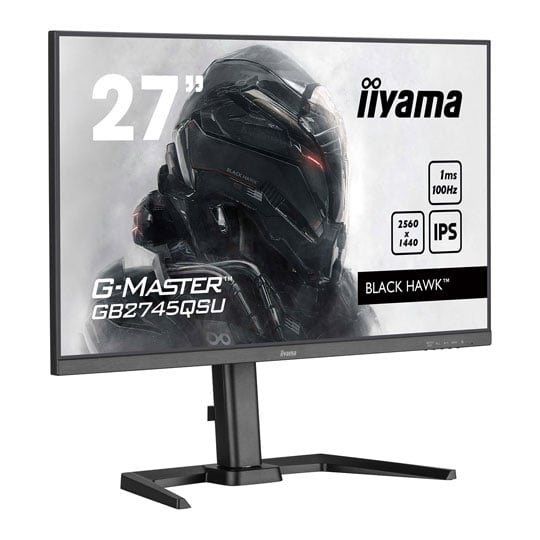 iiyama 27" G-Master GB2745QSU-B2 WQHD 100Hz Adaptive Sync IPS Gaming Monitor