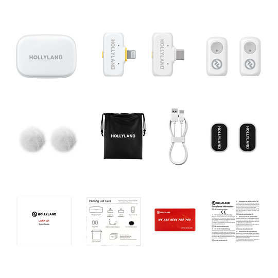 Hollyland LARK A1 Combo (Ivory White)