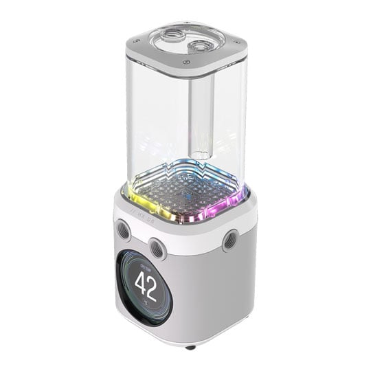 CORSAIR iCUE LINK XD6 RGB ELITE LCD Pump Reservoir Unit - White