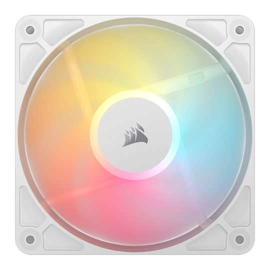 Corsair RS120-R ARGB 120mm PWM Reverse Fan Triple Pack - White : image 3