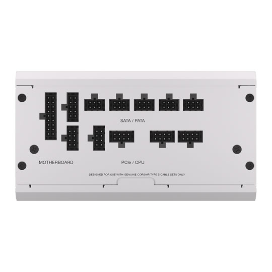 Refurbished Corsair RMx SHIFT White Series 850W 80+ Gold PCIE 5.0 Fully Modular ATX 3.0 Power Supply : image 4