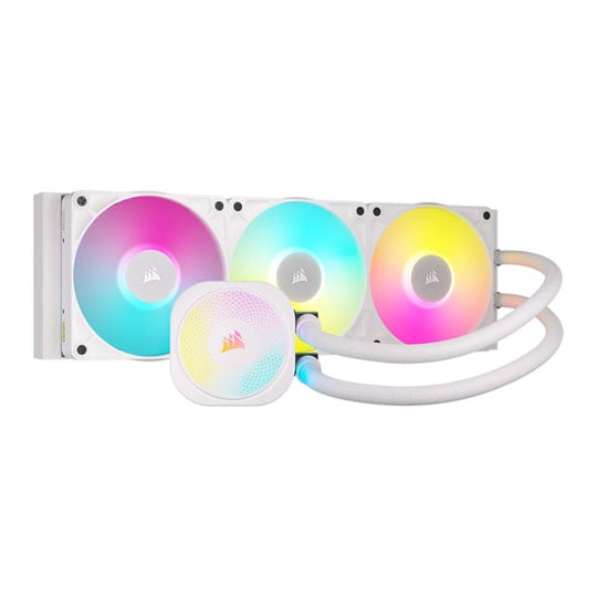 Refurbished Corsair iCUE LINK TITAN 360 RX RGB White 360mm Intel/AMD CPU Liquid Cooler