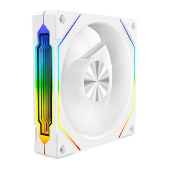 CiT Eclipse 120mm Two-Sided Infinity ARGB White PWM Fan