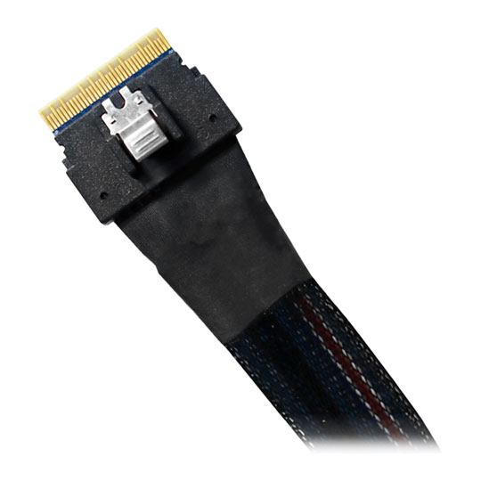 ICY DOCK 0.5m SlimSAS 8i SFF-8654 to 2x SlimSAS 4i SFF-8654 Cable