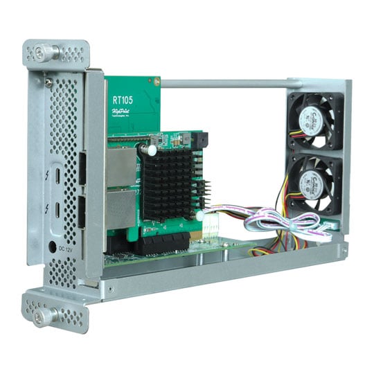 HighPoint RocketStor RS6661B-mSAS2 Thunderbolt3 to 2x Mini-SAS External Enclosure : image 3