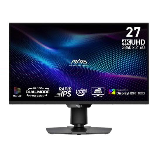 MSI 27" MAG 274UPDF E16M Dual Mode 4K/FHD 160Hz/320Hz IPS Monitor