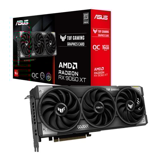 ASUS AMD Radeon RX 9060 XT TUF GAMING OC RDNA4 16GB GDDR6 Graphics Card