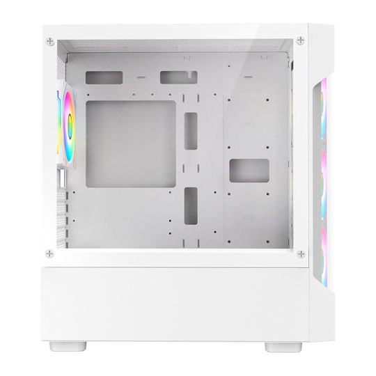CiT Bolt Tempered Glass White MicroATX Gaming Case