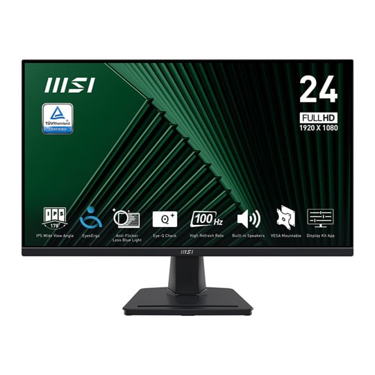 MSI PRO 23.8" MP245G FHD 100Hz Adaptive Sync IPS Monitor