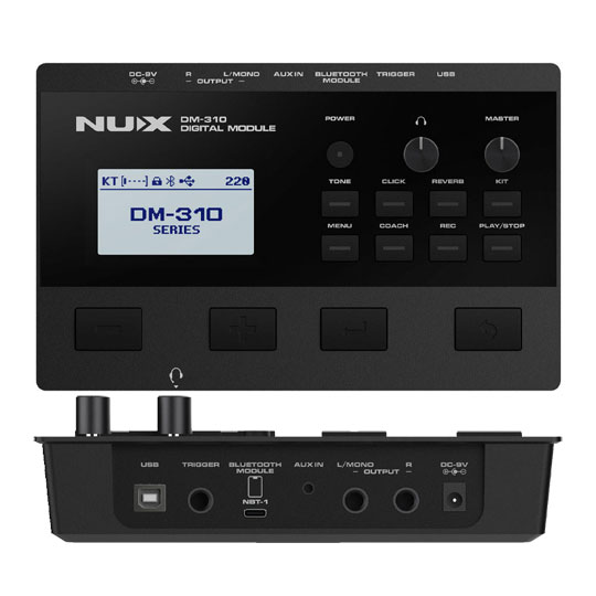 NUX DM-310 Electronic Drum Kit, Headphones, Sticks and Stool : image 3
