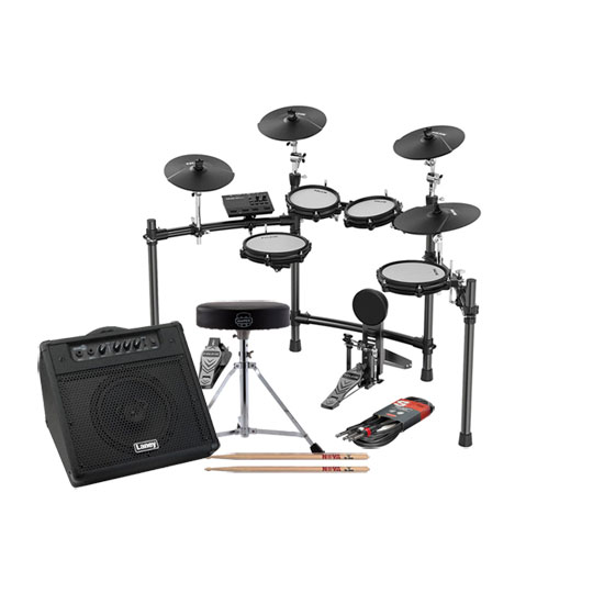 NUX DM-310 Electronic Drum Kit, Drum Amplifier, Sticks and Stool