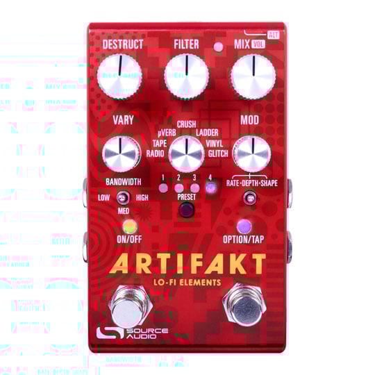 Source Audio Artifakt Stereo Lo-Fi Modulation, Reverb, Bit Reduction and Filter Pedal : image 1