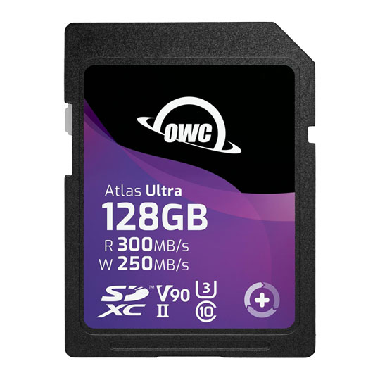 OWC Atlas Ultra SDXC UHS-II V90 Media Card 128GB