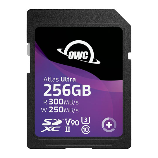 OWC Atlas Ultra SDXC UHS-II V90 Media Card 256GB