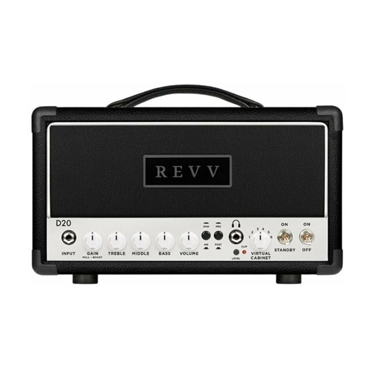 Revv D20TS 20-/4-watt Tube Head Black