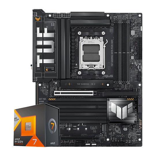 ASUS TUF GAMING X870-PLUS WiFi + AMD Ryzen 7 7800X3D Bundle