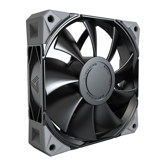 Montech E28 PWM 120mm Black Fans - 3 Pack w/ Fan Hub Montech E28 PWM 120mm Black Fans - 3 Pack w/ Fan Hub