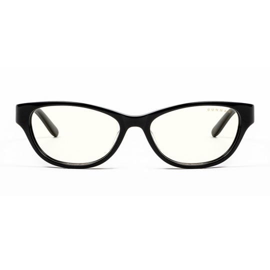 GUNNAR Optiks Jewel +2.5 Anti Blue-Light Onyx Clear Tint Women's Computer Glasses