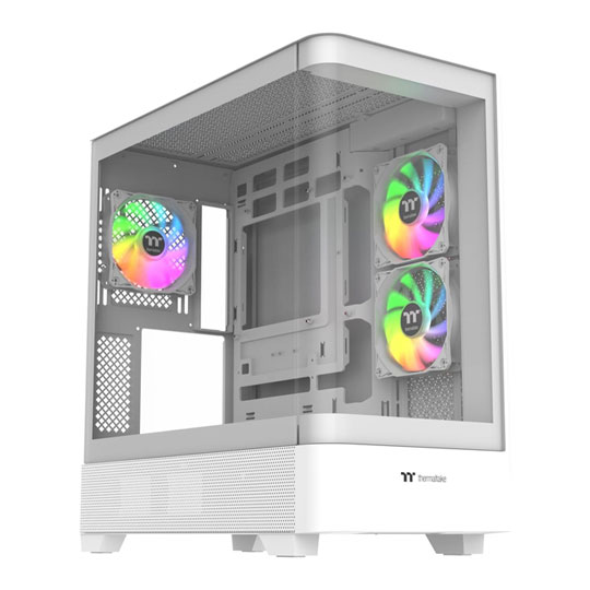 Thermaltake View 290 TG ARGB Snow Mid Tower Tempered Glass Gaming Case