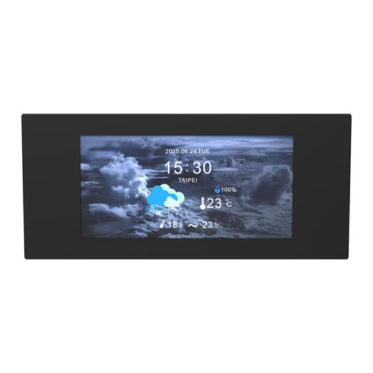 Thermaltake 6.0 inch LCD Screen Panel Kit for View 600 TG Series, Black