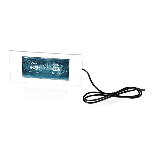 Thermaltake 6.0 inch LCD Screen Panel Kit for View 600 TG Series, Snow