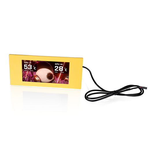 Thermaltake 6.0 inch LCD Screen Panel Kit for View 600 TG Series, Butter Caramel