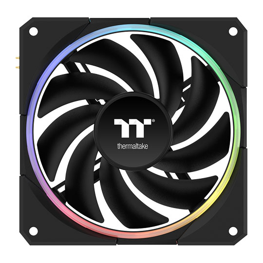 Thermaltake TS 120 EX RGB Airflow / Static Pressure 120mm PWM Black Triple Fan Pack