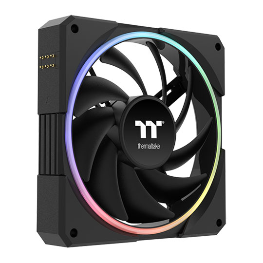 Thermaltake TS 120 EX RGB Airflow / Static Pressure 120mm PWM Black Triple Fan Pack : image 4